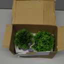 MAKHOT Set of 2 Artificial Succulent Plants in Pots, Fake Plant Faux Succulents Office Desk Decor, Mini Potted Succulents Coffee Table Decor for Women, Cute Decorations for Work Office SmallPlant