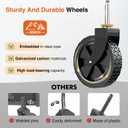 NWH Collapsible Wagon Cart with Wheels Foldable, 360LBS Large Capacity Portable Folding Utility Heavy Duty Beach Wagons Cart with All-Terrain Wheels for Groceries Shopping, Camping, Sports, Garden (120L)