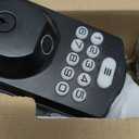 Veise KS02A Fingerprint Keyless Entry Door Lock, Auto Lock, Electronic Keypad Deadbolt for Front Door, Biometric, Anti-Peeping Password, Easy Install, Matte Black