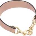 uxcell 14.17 Inch PU Leather Short Bag Strap with Clasp, Purse Handles Handbags Replacement Straps for Clutch Bag Underarm Bags, Pink, Gold Buckle