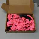 5 Way Dog Leash,No Tangle for Three Dogs, 3 in 1 Dog Leash with 360 Swivel, Shock Absorbing, Reflective Threads Comfort Foam Handle, Ideal for Small Dogs and Dog Training (Pink, 5 Way)