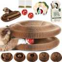 2-Pack Accordion Cat Toy Scratcher Cat Toys for Indoor Cats Expandable Cat Cardboard Scratcher, Magnetic Reversible Interactive Cat Toy | LittleMitts