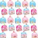 24 Pack Candyland Favor Gift Boxes - Sweet Candy Lollipop Windmill Baby Shower Birthday Party Supplies Decoration Party Favor Goodie Bags Candy Treat Gift Box