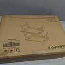 2 Pack Bed Tray Table Breakfast Trays Serving Tray Bamboo Bed Laptap with Floding Legs Handles and Phone Holders