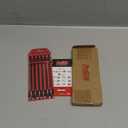 Long Impact Bit Set W/clip, 2 Phillips, 2 Square, T25 TORX, 6-Inch Length, 6-Piece,Industrial Strength, 1/4" Hex Shank
