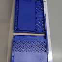LockerMate Double Locker Shelf, Adjustable Width and Height to Fit Most School Lockers, Blue, 10 inches x 7.5 inches x 24.25 inches