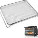 Replacement Air Fryer Basket for Ninja DCT401 DCT451 DCT402BK Double Oven, Stainless Steel Air Fryer Basket for Ninja 12in1 Toaster Oven, Mesh Basket for Ninja Smart Convection Oven Accessories