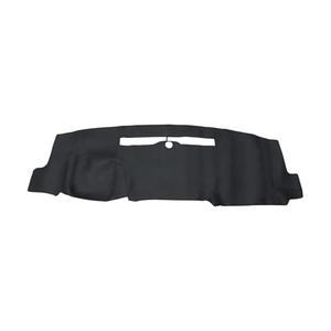 Leather Dashboard Cover for Chevy Silverado 2014-2018 Dashboard Mat Anti Slip Sun UV Heat Shield Protection Black