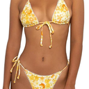 Bikinis Swimsuit Set for Women Swimwear Triangle Bathing Suit Tie String Thong,S