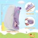 L-RUN Toddler Shoes Barefoot Kids Sneakers Wide Minimalist Boys Girls Summer Footwear for Indoor Outdoor Walking Running (7-7.5 Toddler)