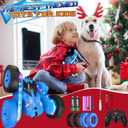 Remote Control Car,RC Cars with Sides Light Strip and Headlights,Double Sided 360 Flips Rotating RC Stunt Car,2.4Ghz All Terrain Toys for Ages 4-8 Kids Toy for Boys Birthday Gift(Blue)