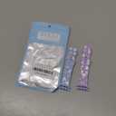 2 Packs Cartoon Engraved Band Compatible with Apple Watch Band, Women Two-Tone Cute Soft Silicone Sport Strap for iWatch, Size: 38/40/41/42mm(Series 10): 5.1"-7.5" (Lavender White/Sky Blue White)