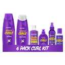 Miracle Curls: Shampoo, Conditioner, Deep Conditioner, Refresher Gel, Detangling Milk, Oil Treatment 6Piece Set