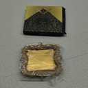 Funly mee Small Antique Trinket Dish Vintage Gold Jewelry Tray, Ring Holder