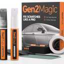 Carbonized Gray Metallic Touch Up Paint Pen Kit for Ford [Clear Coat Included], M7 Color Match for Scratches, Rock Chips, Bumper Dings, Easy Scratch Repair & Rust Remover for Ford Owners