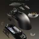 G59 Wireless Gaming Mouse, PAW3950 Sensor, 30,000 DPI, 8000Hz Polling Rate, Programmable Buttons, RGB 68g Tri-Mode Lightweight Esports Mouse for PC/Laptop/Mac