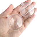 uxcell 12pcs 2-inch(50mm) Clear Plastic Ornaments Ball