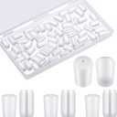 60 Pieces Rubber Feet for Grid Sink Protector Rubber Grid Kitchen Sink Wire Protective Rack Feet Grate Wire Bumper Replacement Protector Parts for Kitchen Rack(White)