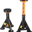 BESTOOL Heavy Duty Jack StandLow Profile Car Jack Stand with Security Locking Pins-4ton (8000Ibs) Capacity, 2 Pack