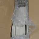 ManGotree Velvet Coat Hangers with 360 Swivel Gold Hook, Non-Slip Felt Suit Hangers, Slim Space Saving Clothes Hanger for Jacket, Sweater, Shirt, Dress, Pants (36 Pack, Beige)