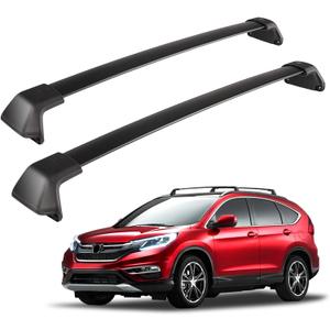 Roof Rack Cross Bars Compatible with Honda CRV 2012-2016 CR-V 165 LBS Aluminum Crossbars Rails Rooftop Bike Snowboard Skiboard Luggage Rack Cargo Carrier