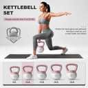 NEALFIT Soft Kettlebell 5LB/10LB/15LB/20LB/25LB, Kettlebells for Home Gym Strength Training, Anti-Slip Fitness Weights for Men Women