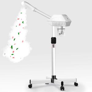 Professional Facial Steamer for Atomization Humidifier Atomizer, Adjustable Height and Angle, Face Steamer Clean Skin Firming Pores and Moisturizing Suitable for a Beauty, Spa, at Home