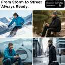 TOP-EX XL/XXL 100% Merino Wool Beanies Hats Men Fleece Lined Winter Knitted Hat Warm Cuffed Beanie (Black, XL)