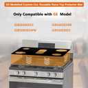 Stove Top Protector for GE Gas Range Model JGBS66REKSS JGBS66DEKWW JGBS66DEKBB JGBS66EEKES | 30" 5-Burner Fit Stove Guard, Splatter Guard Cover & Easy Clean Liner