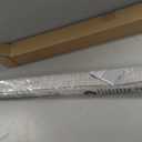 UNISHADES no Drill Cordless Roman Shades for Windows, 32" W 64" H - 100% Blackout - Linen - Beige