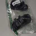 Boys Girls Toddler Little Kid Sandals Buckle Adjustable Water Sandal With Hook Loop Back Strap(Toddler 5-Little Kid 12) (Black)