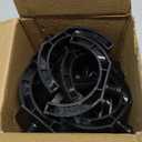 Qiyaz 20 Pcs Storage Shed Tool Hooks Tool Hanger Compatible with Suncast Shed Accessories for Hanging Storage Shelves Organizer Accessories Parts Replacement Screws Brackets (J Shape/u Shape,Black)