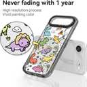 for iPhone Air Case Cute - Durable Shockproof 6.6 ft Drop Impact Phone Case - Funny Dinosaur Land Design for iPhone 17 Air (6.5") Black