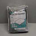 Electric Heated Blanket 72"x84" Full Size, Soft Coral Fleece with 4 Heating Levels and 10 Hours Auto-Off, Machine Washable, Cozy Plush Fabric for Home, Light Gray (002-light Grey)