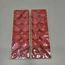 Candle Charisma Strawberry Scented Votive Candles - 10 Hour Burn time - Set of 24 for Dinner, Wedding, Halloween and Holiday Decorations