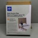 Medline Bed Assist Bar with Storage Pocket, Height Adjustable Bed Rail for Elderly Adults, Assistance for Getting In and Out of Bed at Home, 
1 Count (Pack of 1)