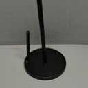 Jesginboo Paper Towel Holder Countertop, Black Kitchen Paper Towels Holder, Paper Roll Holder with Weighted Base