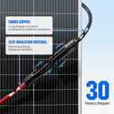 ECO-WORTHY Integrated Solar Connector 2-8 Y Branch Parallel PV Adapter Cable Wire Plug Tool Kit for Solar Panel(M/FFFF+F/MMMM)