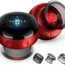 2 Pack Cupping Set, Smart Cupping Therapy Massager, 7 in 1 Red Light Cupping Therapy Set with 2 Modes for Targeted Pain Relief, Muscle Soreness,Tighter Skin,Cupping Kit with 12 Levels Suction and Heat