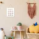 It Is Okay To Inspirational Hanging Wood Signs,Boho Rainbow Wall Decor,Motivational Quote Wood Plaque Sign,Inspirational Wall Decor for Nursery,Mental Health Door Sign for Playroom Classroom Bedroom, 13*11