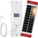 1pcs Solar Panel 1.3W5.5V, Suitable for Electric Blinds Smart Blinds, USB-C Plug Mobile Solar Power Generation, Installed on Window Solar Power Panel