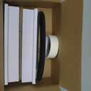 moonoom 2 Pack Air Conditioner Foam Block, Window AC Side Foam Block Kit with Foam Strip and Tape, Insulated Foam Panel for U-Shaped AC Units Prevent Air Leakage Summer Winter (White)
