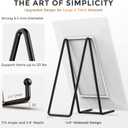 TR-LIFE 3 Pack 10 Inch Large Plate Stands for Display - Metal Plate Holder Display Stand + Picture Frame Holder Stand + Small Easels for Decorative Plate, Platter, Book, Plaques, Photo, Tabletop Art