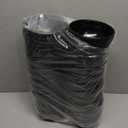 Zubebe 24 Pcs Salsa Bowls for Party 13.5 oz Plastic Mexican Bowls 4.9" Diameter Guacamole Chip and Salsa Serving Dish Molcajete Bowl for Party Fiesta Chipotle Sauce Food Candy(Black)