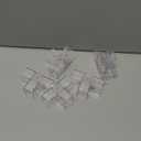 5 Pack Hexagon Garage Light Connectors 90° X Connector 2 Pin 3 Way LED Garage Light