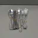 Silverware Set Limited Edition  30 Piece Family Dinnerware Set  Flatware Set for 6  Silver Tableware Set  Spoons, Knives, Teaspoons, Forks, Salad Forks