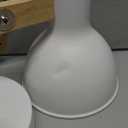 ELYONA White Desk Lamp with Wireless Charger, Solid Wood Table Lamp with USB C Charging Port, Swing Arm Reading Task Light with 5W LED Bulb for College Dorm, Office, Living Room, Bedroom, Farmhouse