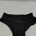 Leoparts Period Swimwear Leakproof Bikini Bottoms Black High Waisted Coverage Swimsuit Bottom for Girls Teens Women (X-Large, Black 853)