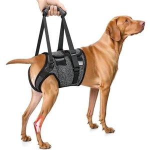 SlowTon Dog Lift Harness - Adjustable Dog Sling for Medium Large Dogs, Hind Leg Support to Help Rehabilitate, Soft Padded Dog Support Harness for Elderly, Injured, Arthritic, Disabled Dogs, L