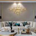 Large Wall Clocks for Living Room Decor, 39.4" X 19.7"